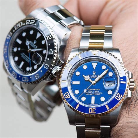 rolex gmt master ii blnr vs submariner